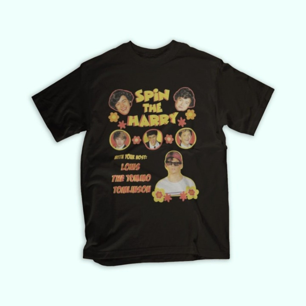 Spin The Harry T-shirt, Louis The Tommo T-shirt, Gift For Fan, Unisex Tee